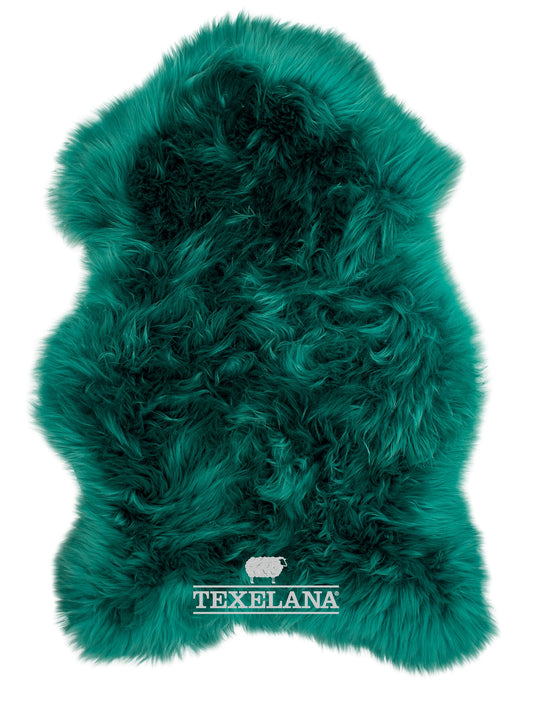 Texelana - dyed sheepskin | green