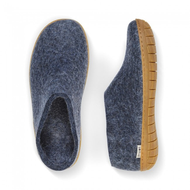 Glerups | schoen met rubber zool - denim
