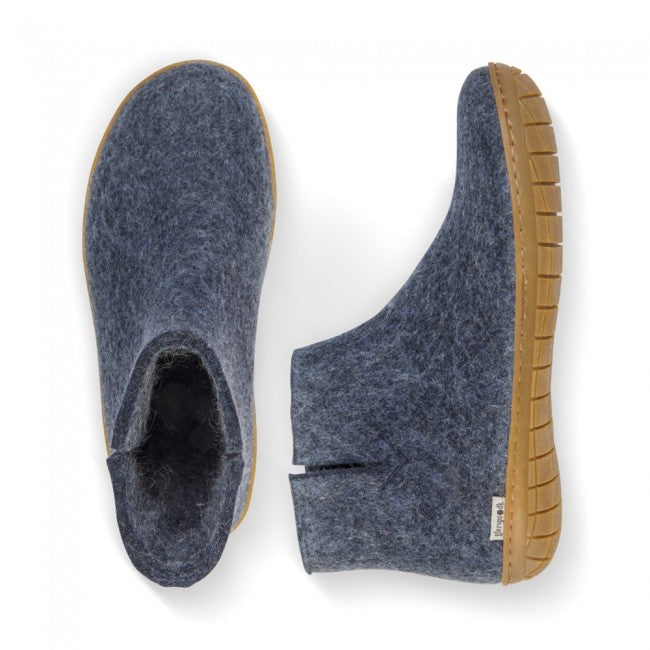 Glerups | Stiefeletten mit Gummisohle – Denim