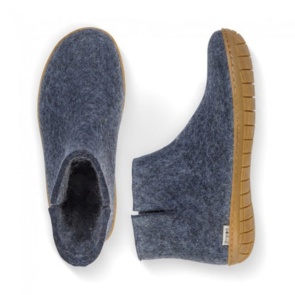 Glerups | Stiefeletten mit Gummisohle – Denim