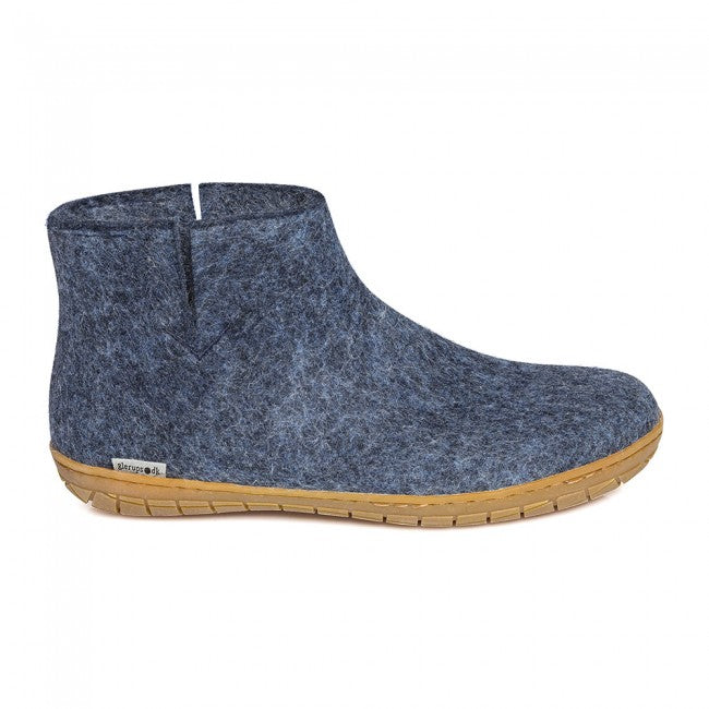 Glerups | Stiefeletten mit Gummisohle – Denim