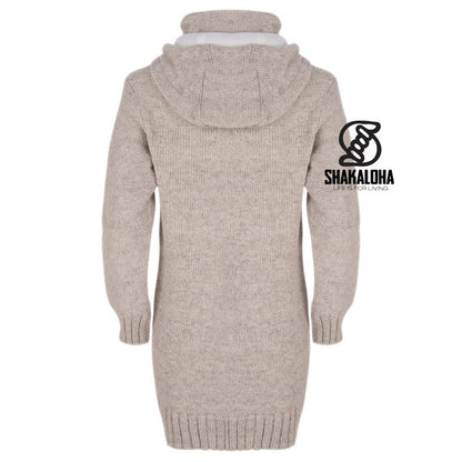 Shakaloha - Brizo | Lange Wollstrickjacke für Damen